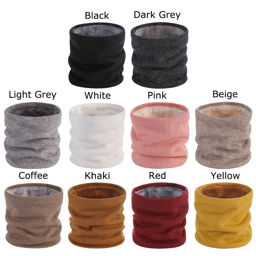 Warmer Neck Tube Knitted Scarf Double-Layer Neck Warmer Fashion Riding Mask Woman/Men