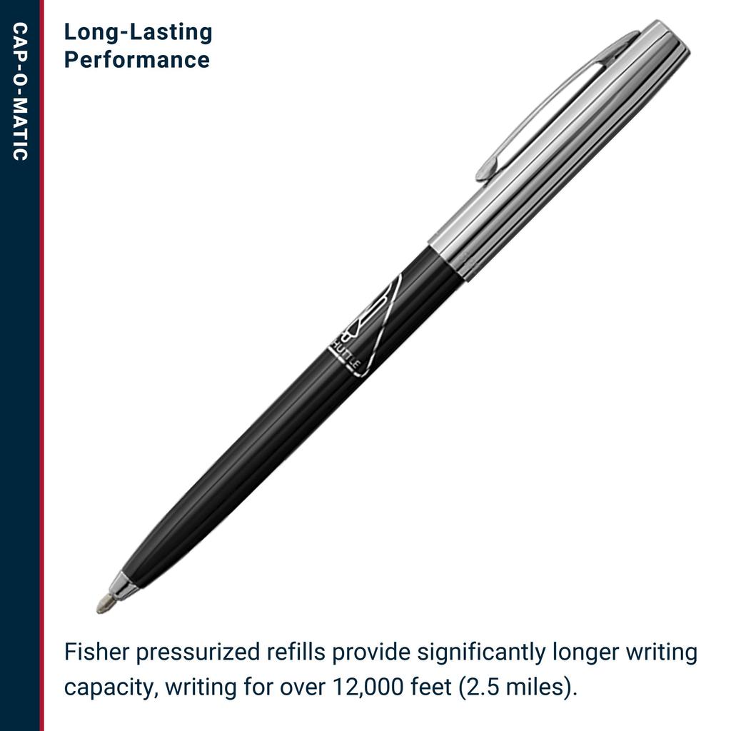 Fisher CAP ACTION Space Shuttle Ballpoint Pen 1010062 S-294