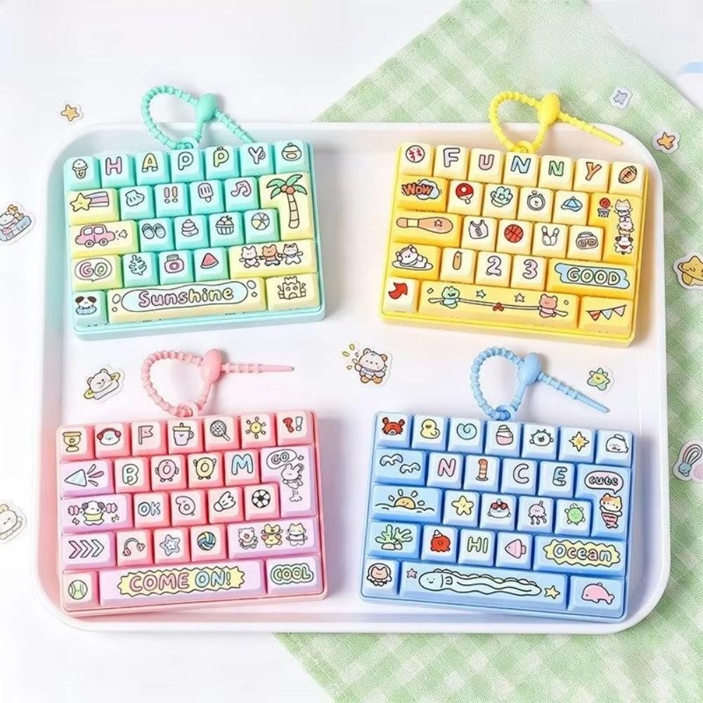Wooden Fish Design Electronic Keyboard Toy Children's Hanging Ornament For Children
