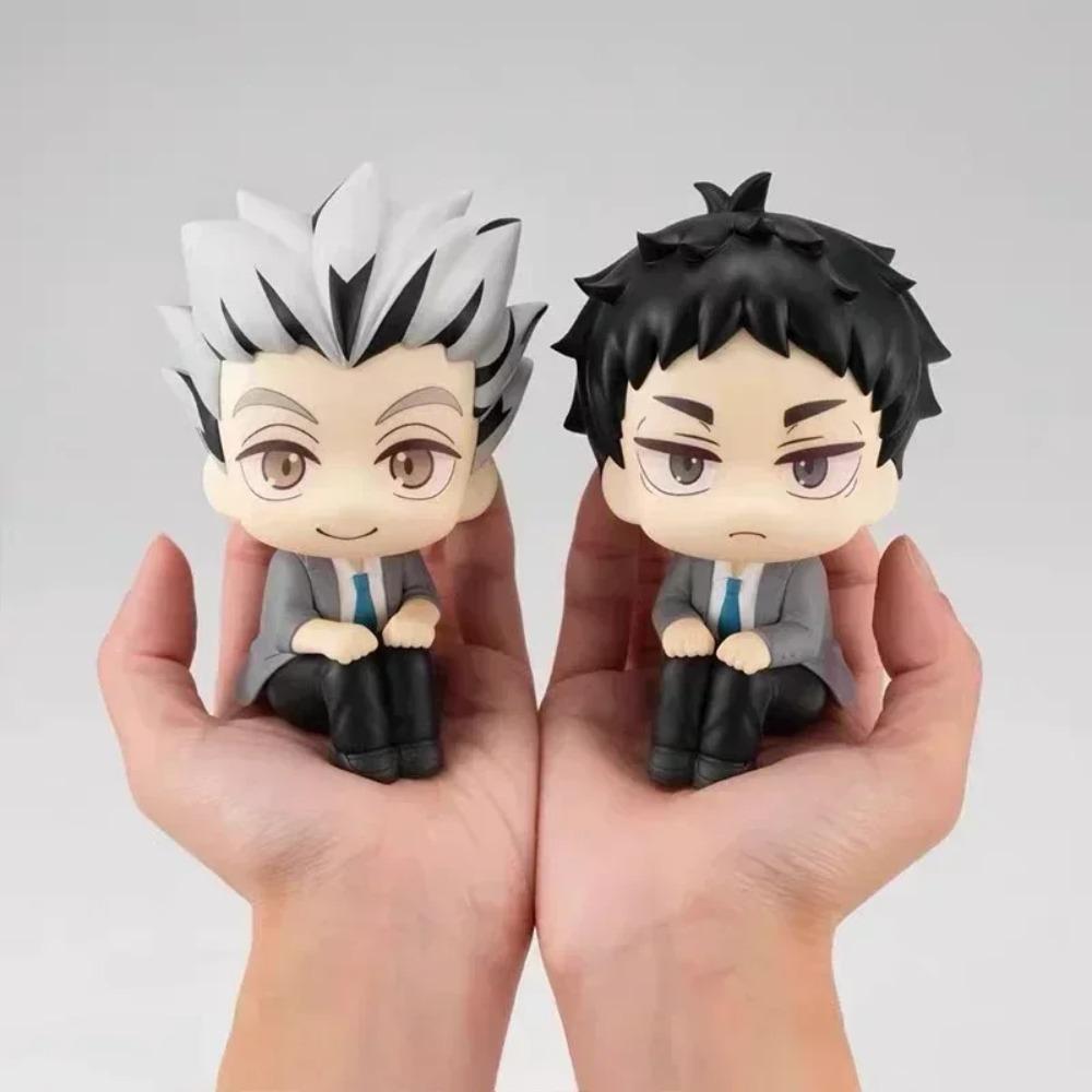 Anime Haikyuu!! Oikawa Tooru Iwaizumi Hajime Akaashi Keiji Podívej se nahoru Model Akční figurky PVC Q Verze Sběratelské Narozeninové Hračky
