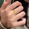 Gold Butterfly Flower Ring: 2025 Chinese Style Luxury, Retro Elegance for Women