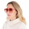 Salvatore Ferragamo Coral Square Ladies Sunglasses Sf1083s 840 57 Multi