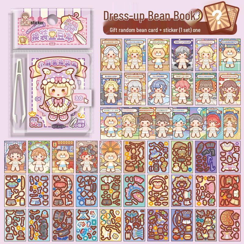 Little Mochi 6.0 Outfit: Complete Children's DIY Miniature Scene Decoration Sticker Set