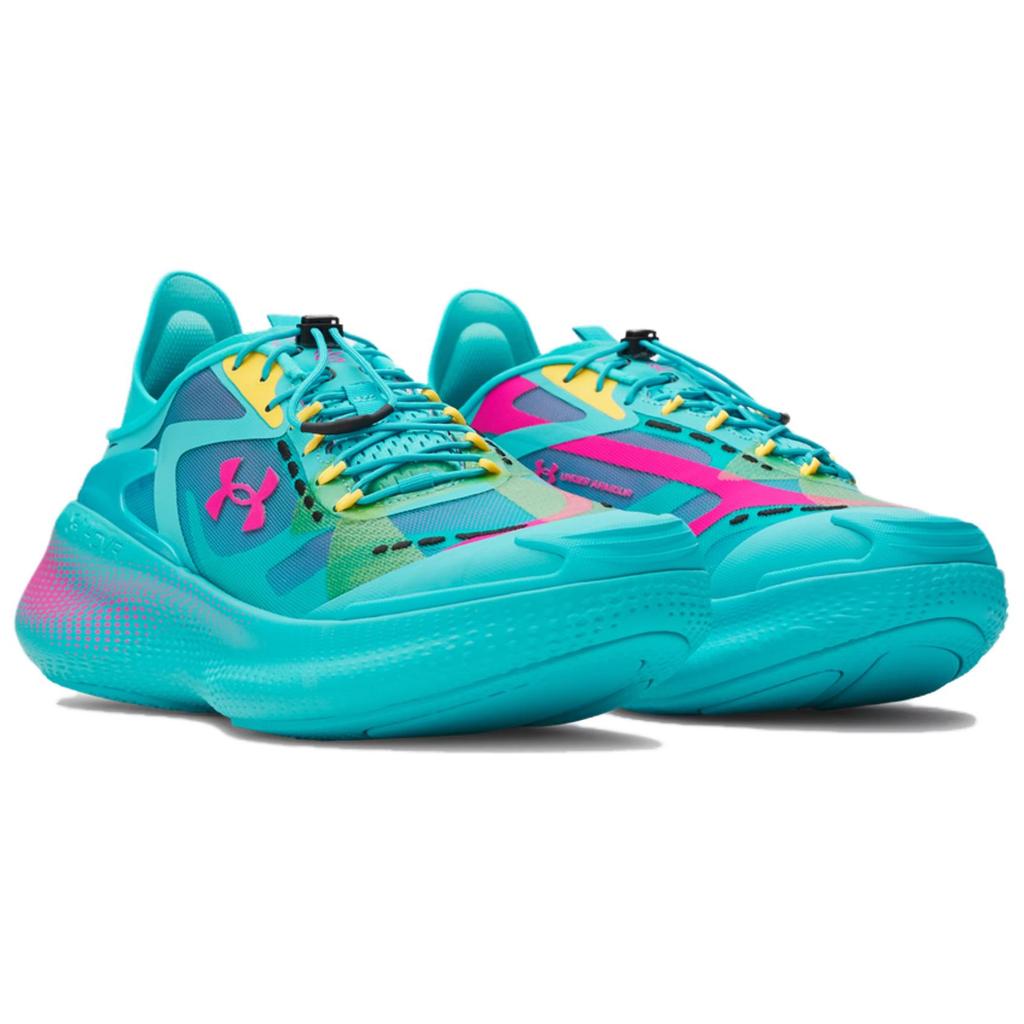 Under Armour Echo X  Curry Tour Modne Wygodne Buty do Koszykówki Unisex Trampki Niebieskie Różowe 6015214-400