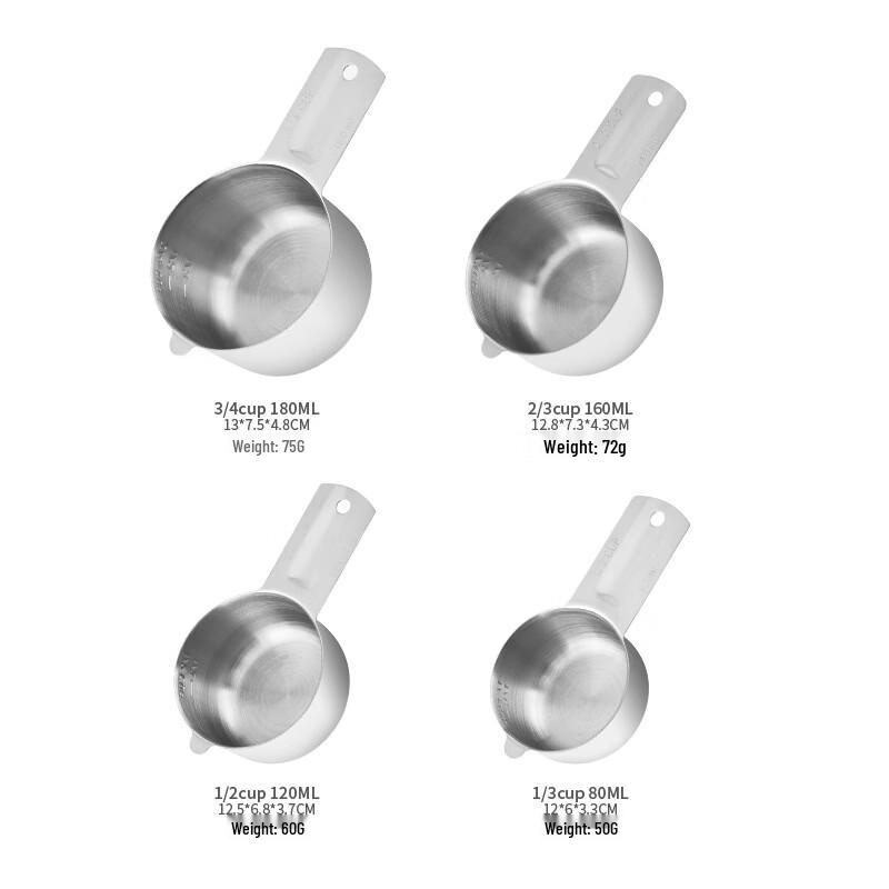 Stainless Steel Kitchen Measuring Set