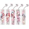 5Pcs Bird Themed DIY Diamond Painting Bookmark with Crystal Pendant Special Shaped Diamond for Beginners Book Lovers Small Gifts