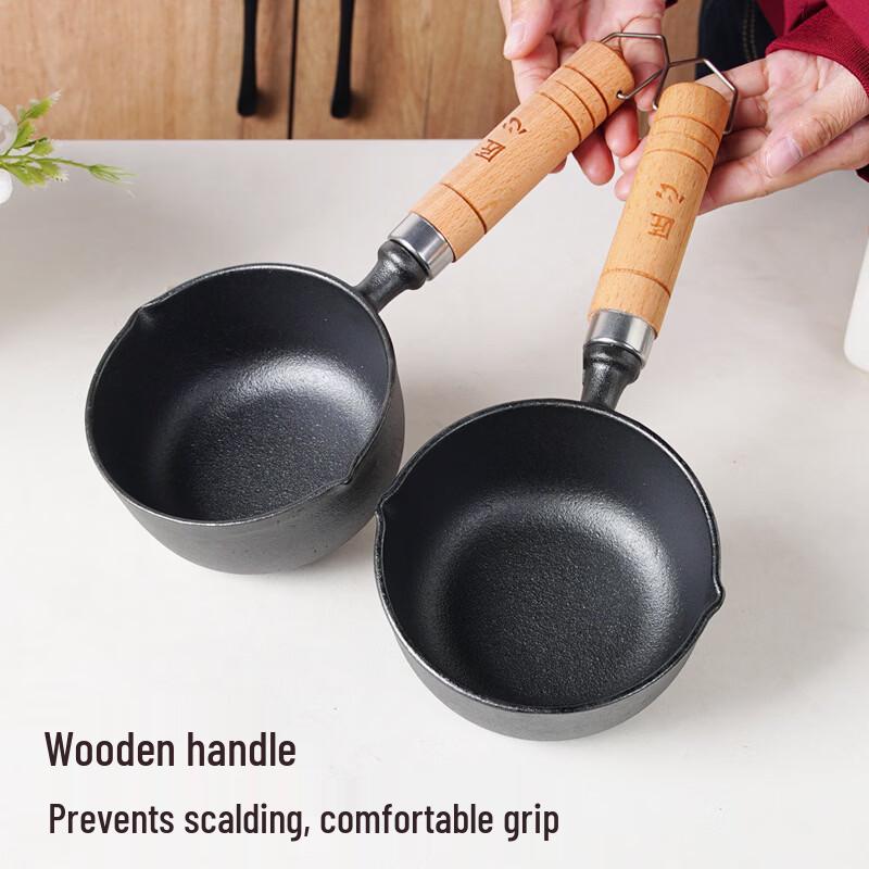 Poêle à frire miniature en fonte ZISIZ de 12 cm