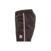 Moncler Striped Button Logo Casual Shorts Men shorts Brown I10912C0000653326833