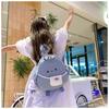 Children's Cartoon Backpack Women 2024 New Style Rabbit Primary School Students Cute Canvas Schoolbag