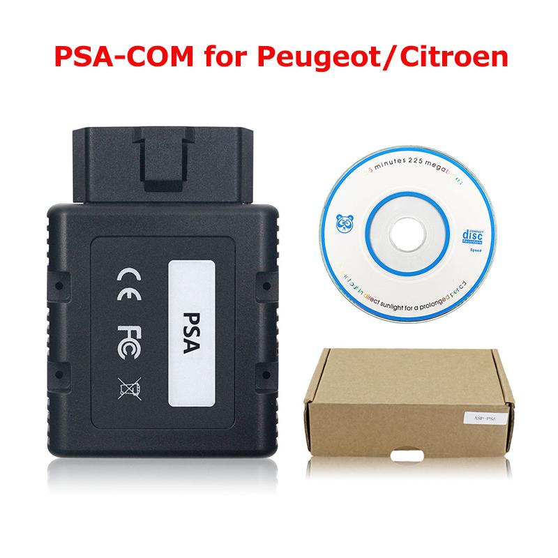 Newest OBD2 Scanner PSA-COM BT for Peugeot/Citroen Replacement of Lexia 3 For Renault-COM ECU Key Programmer Replace Can Clip PSA-COM BT