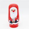 Six-Layer Santa Claus Snowman Nesting Dolls: Educational Wooden Toys & Home Decorations