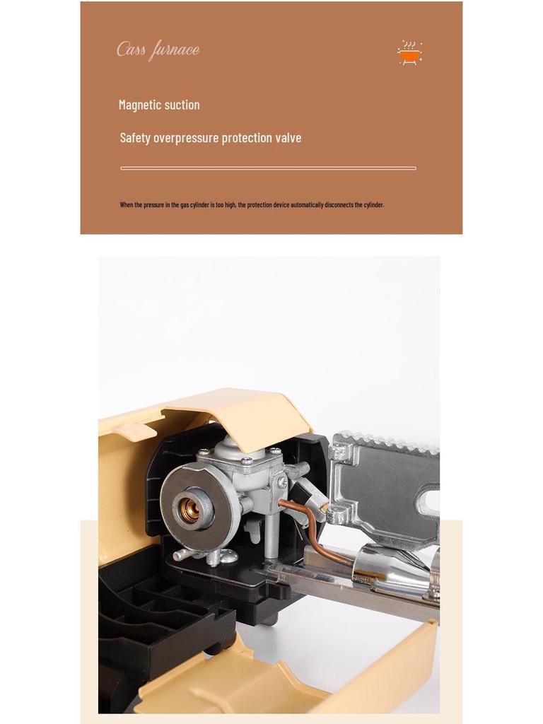 Portable Folding Camping Gas Stove - Outdoor & Household Use