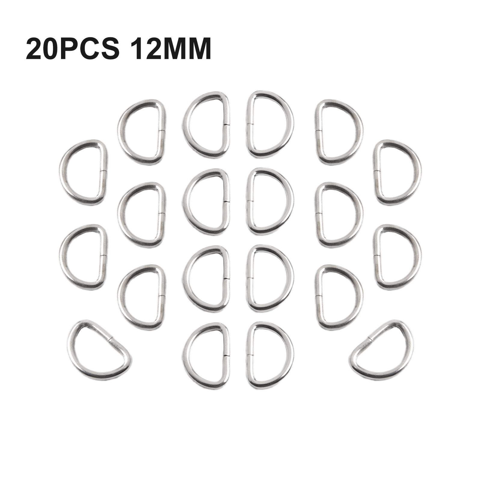 D-образные пряжки разных размеров Портативные Прочные Хорошая грузоподъемность 12mm
