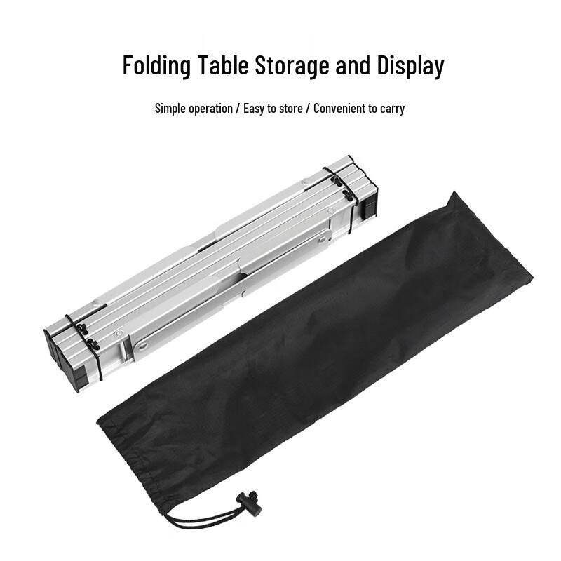 OEING Outdoor Portable Aluminum Folding Table