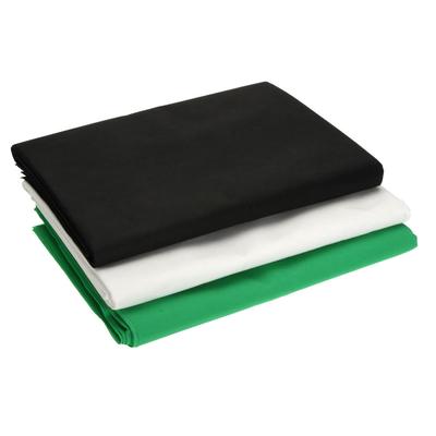 1.6 X 3M   5 X 10FT Photography Studio Non Woven Backdrop Background Screen 3 Colors for Option Black White Green