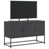 Vidaxl Szafka Pod Telewizor, Czarna, 100,5X39X60,5 Cm, Stalowa
