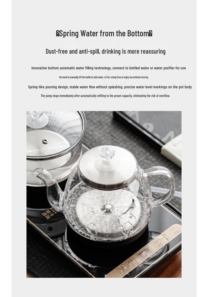 Electric Kettle Tea Set: Fast Heating Tea Brewer & Water Boiler All-in-One Machine