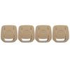 4* Rear Child Seat Anchor Cover Beige For BMW 1/3 Series E90 X1 E84 E87 F35 F30
