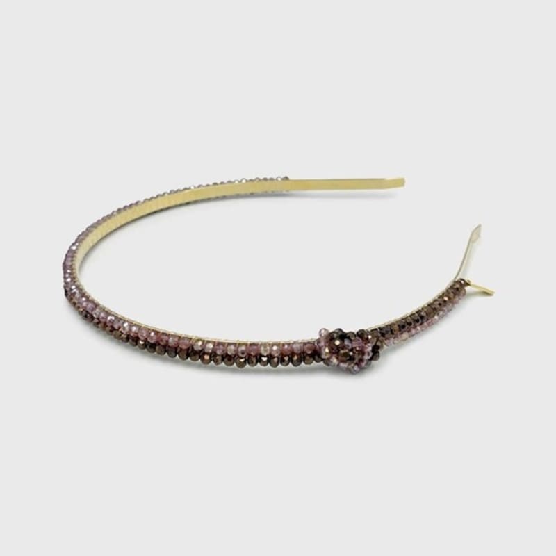 Jean Paul Clarisse Knotted Crystal Hairband LFHB0754