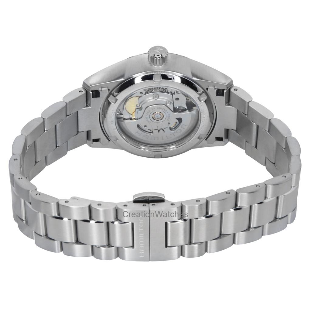 Hamilton Jazzmaster Performer Paslanmaz Çelik Mavi Kadran Otomatik H36215140 100M Erkek Saati