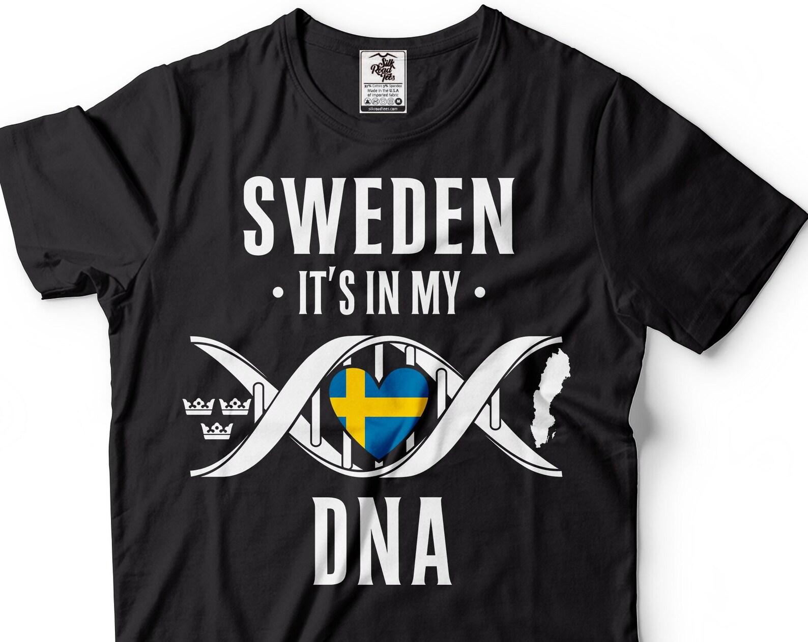 Sweden DNA T-Shirt: Swedish Pride Tee 2XL