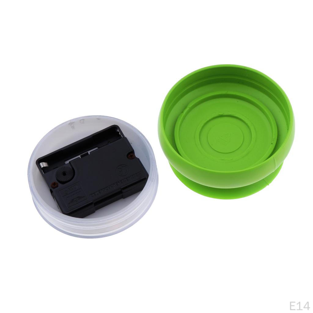 Clock Suction Cup Water Resistant for bathroom and kitchen