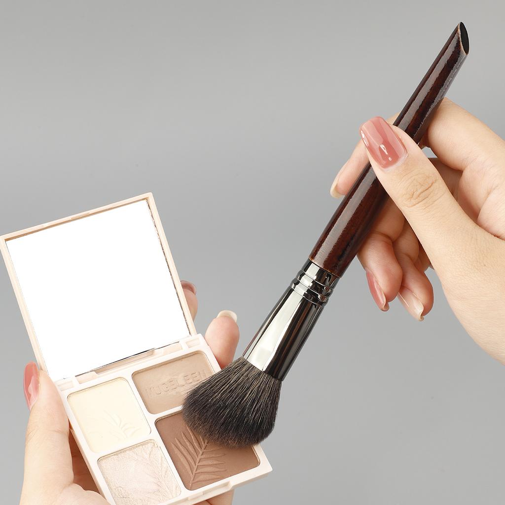 14 st Sminkborstar Set Mjuka Gethår Rouge Skulptering Highlight Sminkborstset maquiagem