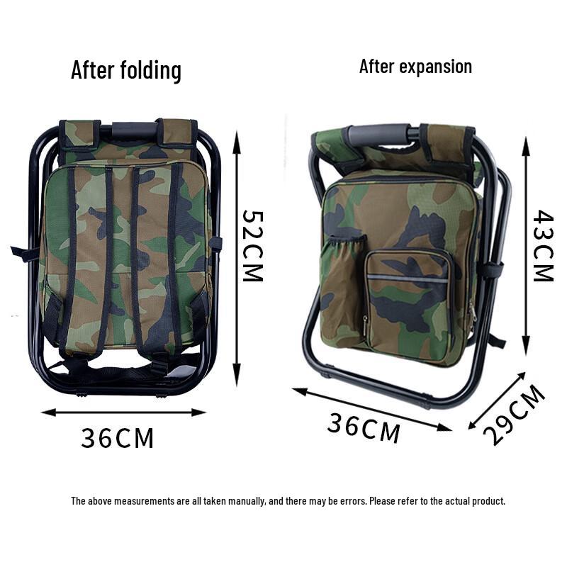 Portable Outdoor Folding Cooler Stool & Backpack