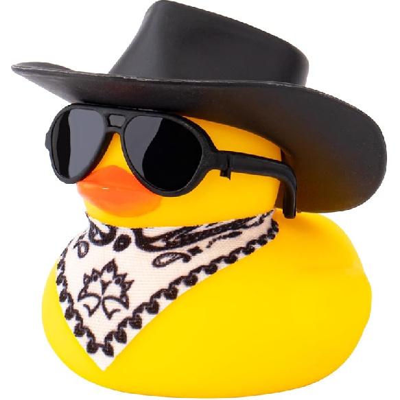 Wonuu Rubber Duck Car Ornaments Yellow Duck Car Dashboard Decorations with Propeller Helmet for Christmas Decor and Home Decorations for Adults