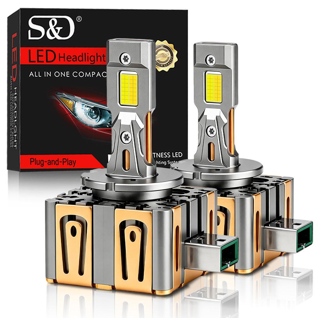 2Pcs Dual Color D1S D3S LED