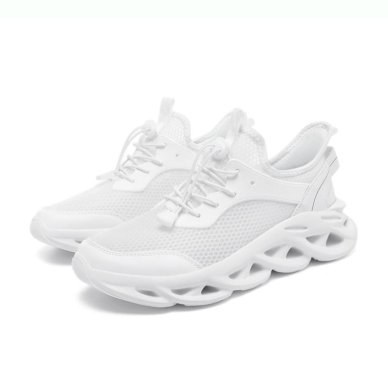 MAEDEF White Running Shoes Mens Sneakers Lightweight Trainers Breathable Walking Shoes Comfortable Athletic Sports Shoes for Men