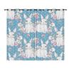 Curtain Rabbit Animal Illustration Curtain Digital Printing Blackout Curtain No Punching