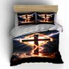Fiery cross with lightning. Bedding sets Duvet cover sets Duvet covers Pillowcases(1 * Duvet Cover 2 * Pillowcases without duvet insert)