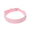 Adjustable Rhinestone Studded PU Leather Dog Collar for Small Medium Large Dogs Cats Anti-Bite Pet Neck Ring Pet Supplies