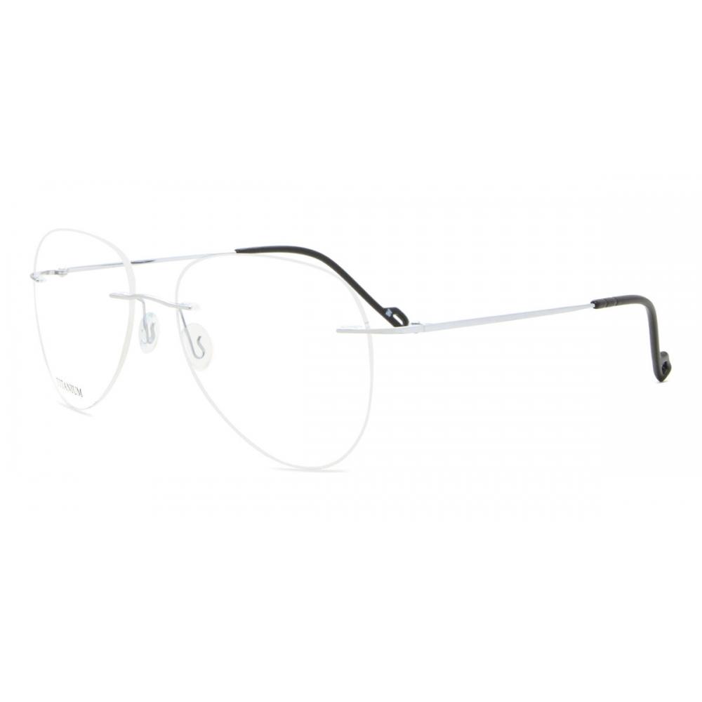 Rimless Oval Shiny Silver SmaRtbuy Collection Hani Rt 010 C2 Fashion Unisex Eyeglasses