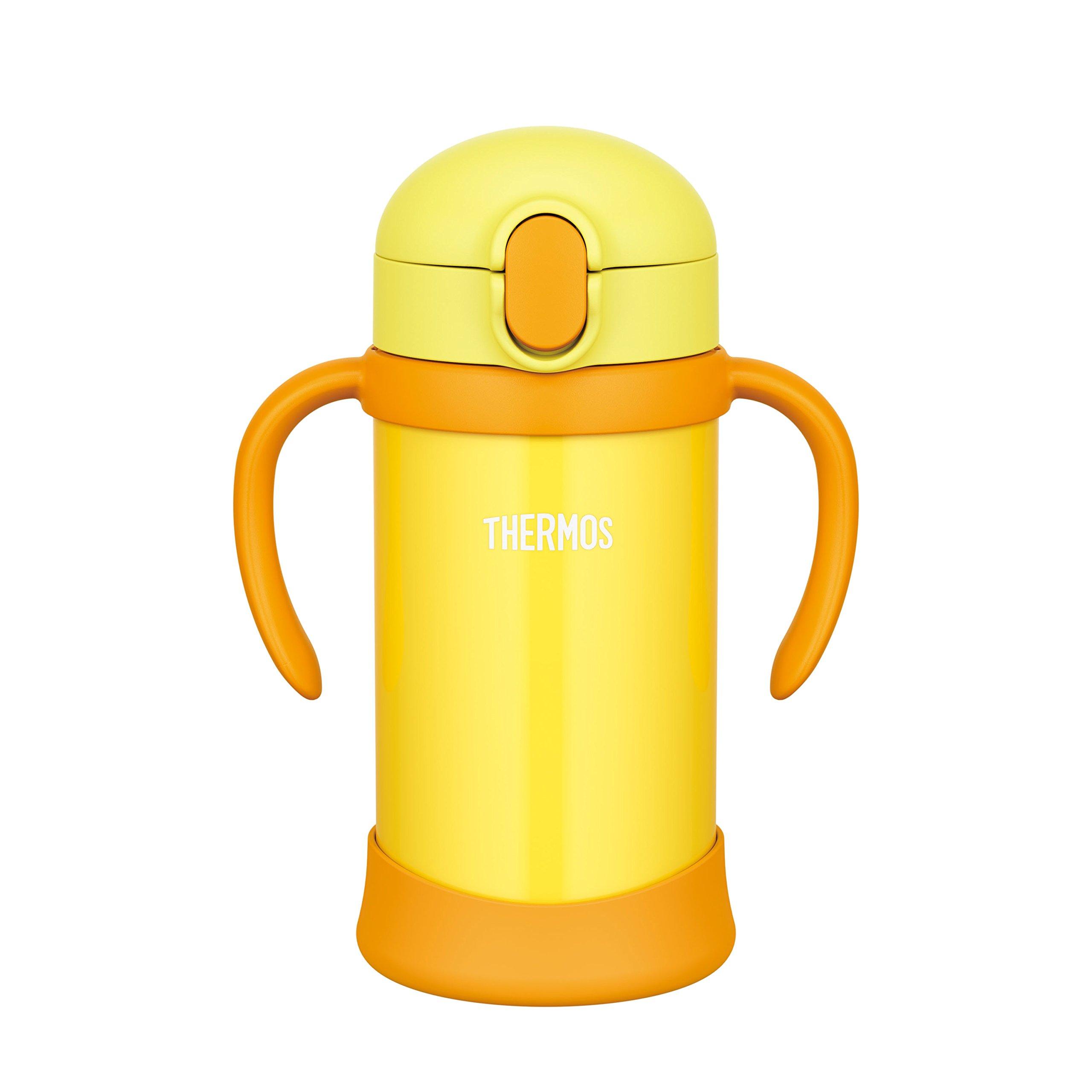 

Thermos Vacuum Flask Baby Straw Mug Yellow for ages 9 months and up FHV-350