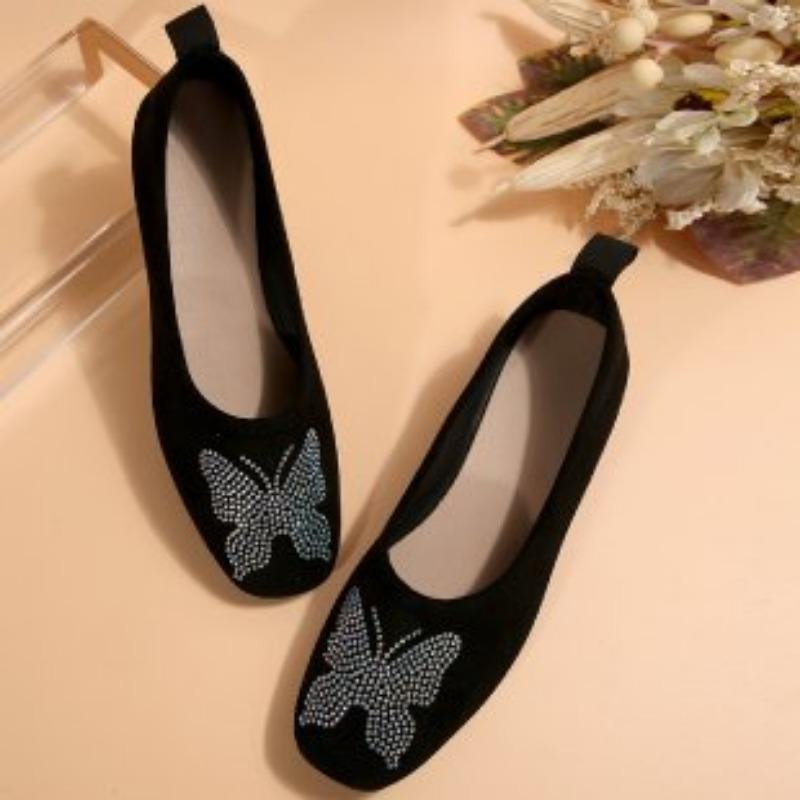 Spring Summer New Breathable Mesh Yarn Shoes Lace Light Sweet Mouth Soft Breathable Flat Shoes Bottom Hollow Out  Cloth Shoes