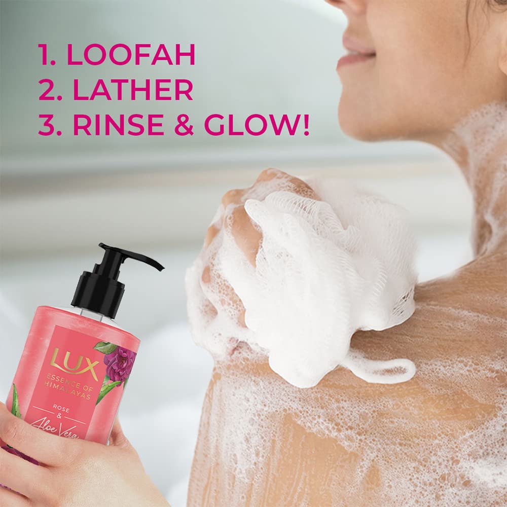 Lux Essence Of Himalayas Rose Aloe Vera Aufhellendes Duschgel 400 ml Nährend Parabenfrei