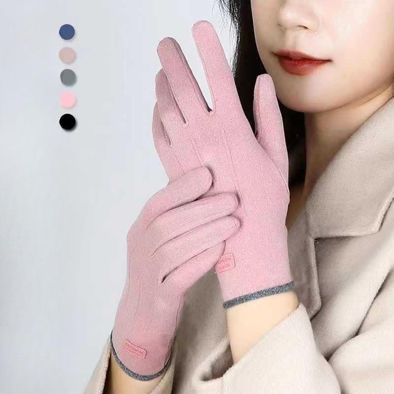 Unisex Warm Gloves Autumn Winter Touchscreen Fleece Outdoor Riding Driving Winter Thick Windproof Modal Cold Proof