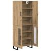 Highboard 2 pcs Artisan Oak 69.5 x 34 x 180 cm