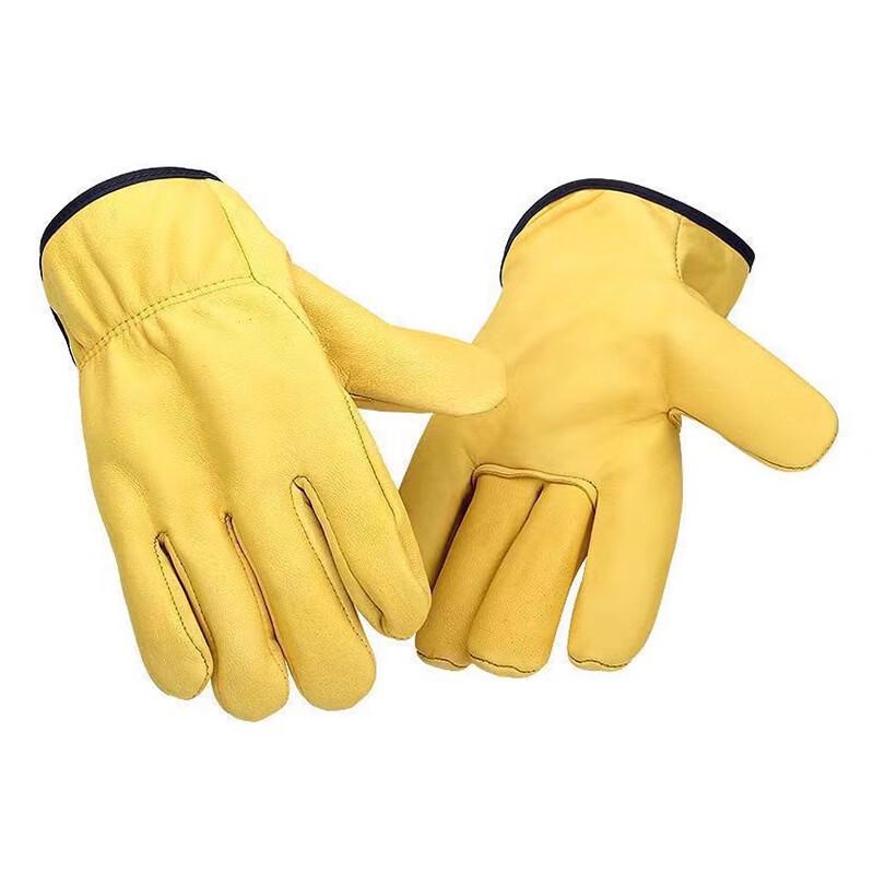Soft First Layer Sheepskin Welding Work Gloves