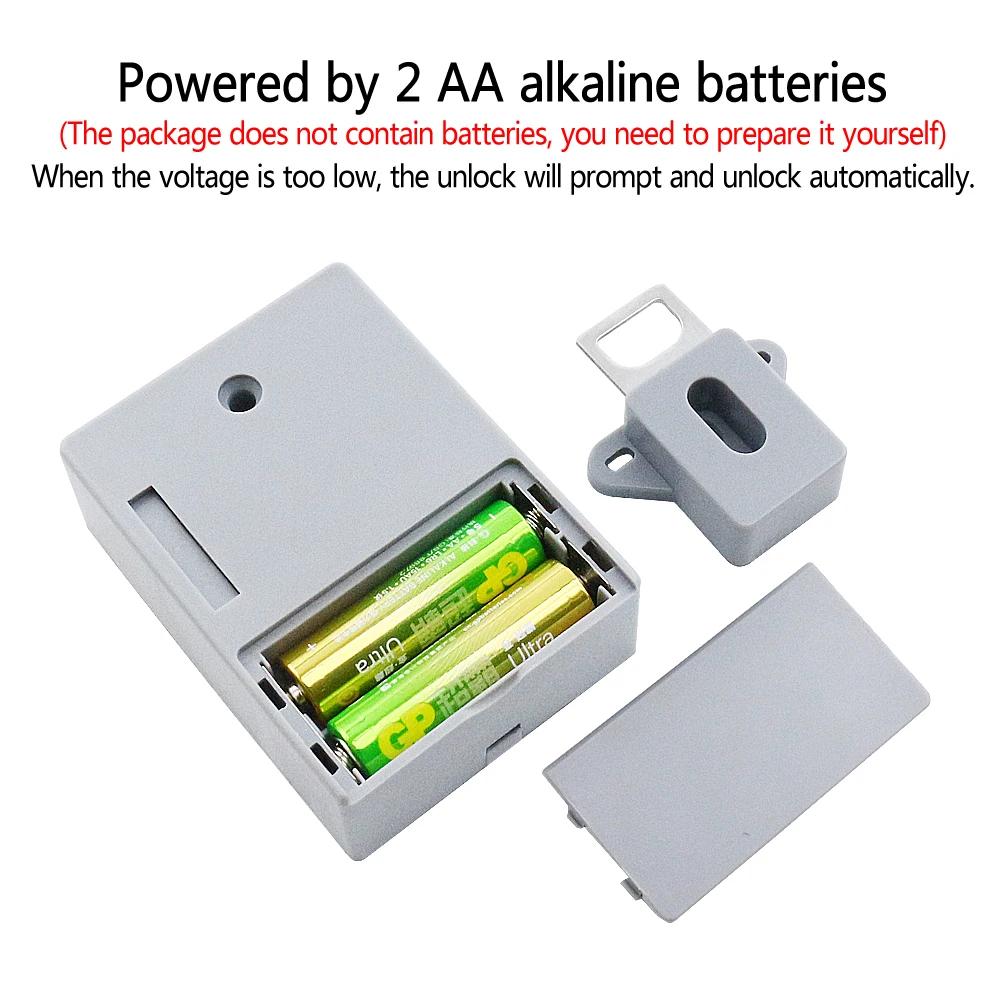 Smart Security Electronic Lock Mobile NFC Induction Door Lock IC Card Invisible Lock Wine Cabinet Door Lock Cabling Free