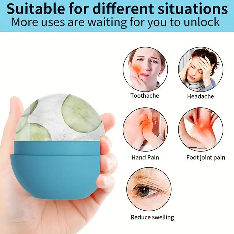 Ice Roller For Face And Eye Facial Beauty Ice Roller Skin Care Tools Ice Facial Cube Silicone Ice Mold Beauty Accessories