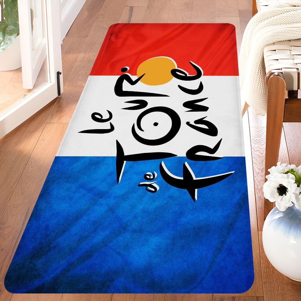 Tour De France Floor Mat Nordic Home Decor Doormat Bathroom Toilet Mats Bedroom Hotel Non Slip Mat