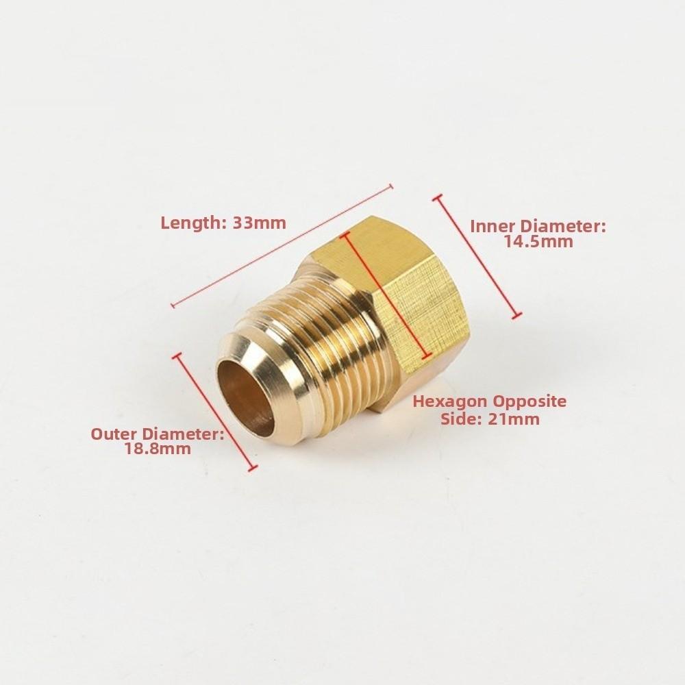 Brass Fitting Brass Copper Tube Adapter Female-Male 1/4" 3/8" 1/2" 3/4" Brass Pipe Fitting Reducer Joint