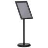 Day and Night - Day and Night Black Aluminum Alloy A3 Floor Standing Poster Stand