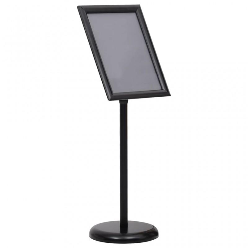 Day and Night - Day and Night Black Aluminum Alloy A3 Floor Standing Poster Stand