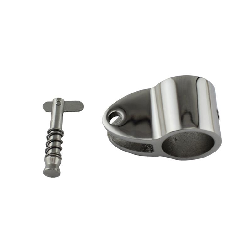 Bimini Top Eye End Cap Clamp Jaw Slide 316 Stainless Steel Suitable for Yacht Boat Accessories Marine Not Easy To Damage
