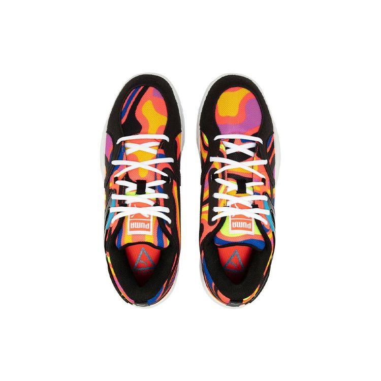 Puma TRC Blaze Court Lava Men Sneakers Multi-Color Ocean-Dive Fiery-Coral 377396-01