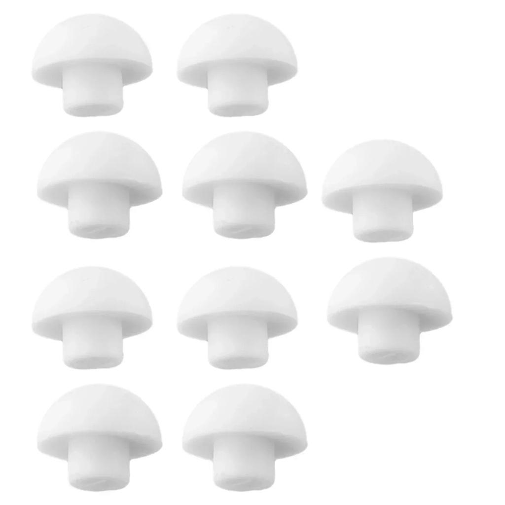 10 Pcs Toilet Seat Buffer Toilet Seats Bumpers Seat Top Cover Cushion Stopper White Bathroom Accessories Gaskets